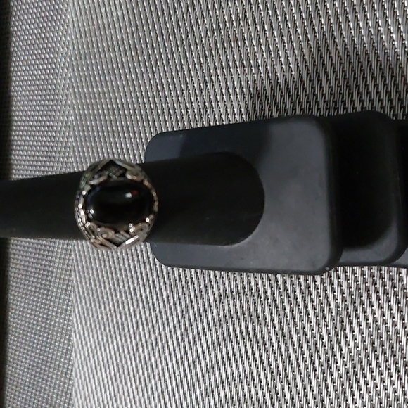 Sterling Silver Black Onyx Ring Sz 7 or Sz 9